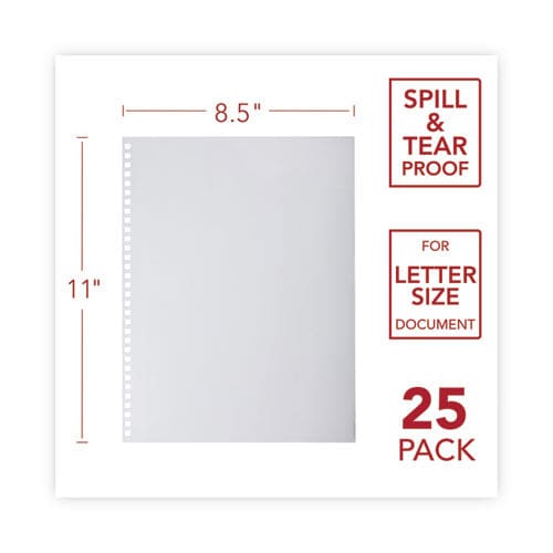 GBC Proclick Pre-punched Presentation Covers Clear Lined 11 X 8.5 Punched 25/pack - Office - GBC®