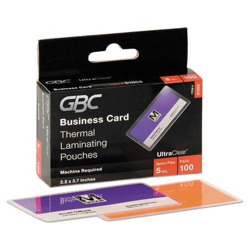 GBC Ultraclear Thermal Laminating Pouches 3 Mil 9 X 14.5 Gloss Clear 100/pack - Technology - GBC®