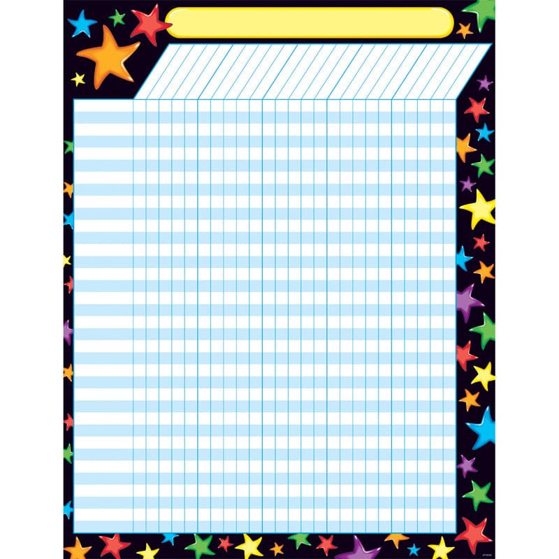 Gel Stars Incentive Chart (Pack of 12) - Incentive Charts - Trend Enterprises Inc.