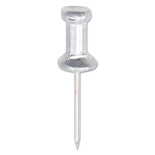 GEM Aluminum Head Push Pins Aluminum Silver 0.63 100/box - School Supplies - GEM®