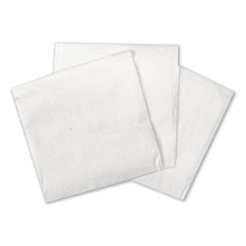 GEN Cocktail Napkins 1-ply 9w X 9d White 500/pack 8 Packs/carton - Food Service - GEN