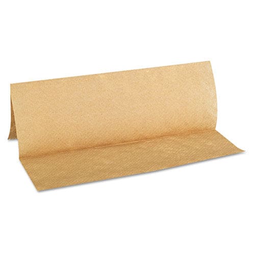 GEN Folded Paper Towels Multifold 9 X 9.45 Natural 250 Towels/pack 16 Packs/carton - Janitorial & Sanitation - GEN