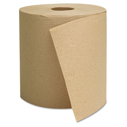 GEN Hardwound Towels 1-ply 800 Ft Brown 6 Rolls/carton - Janitorial & Sanitation - GEN