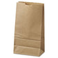 General Grocery Paper Bags 35 Lb Capacity #6 6 X 3.63 X 11.06 Kraft 500 Bags - Food Service - General