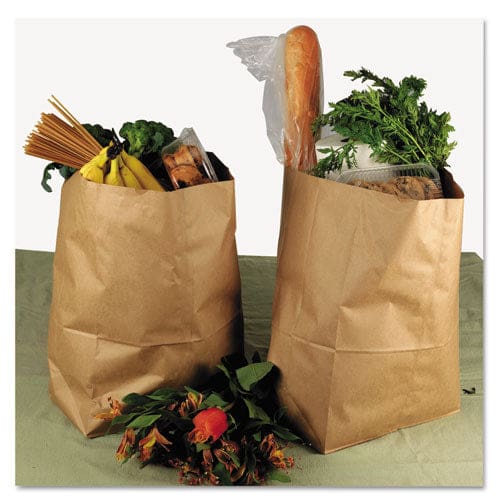 General Grocery Paper Bags 50 Lb Capacity #10 6.31 X 4.19 X 13.38 Kraft 500 Bags - Food Service - General