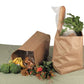 General Grocery Paper Bags 57 Lb Capacity #20 Squat 8.25 X 5.94 X 13.38 Kraft 500 Bags - Food Service - General