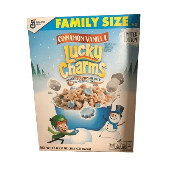 General Mills Lucky Charms Cinn Vanilla, 18.6 oz - ShelHealth.Com