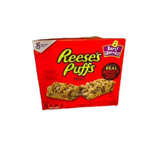 General Mills Treat Bars, Reese's Puffs, 8 Count - ShelHealth.Com