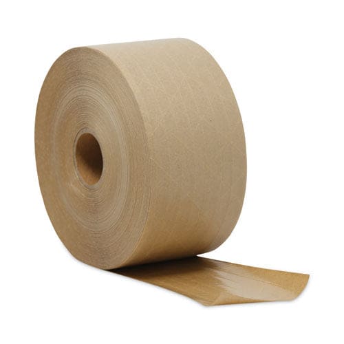 General Supply Glass-fiber Reinforced Gummed Kraft Sealing Tape 3 Core 3 X 375 Ft Brown 8/carton - Office - General Supply