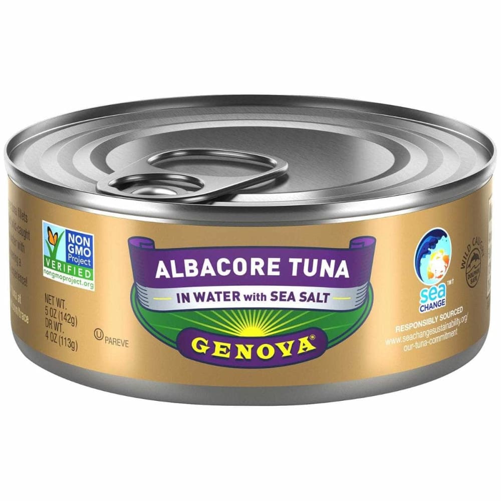 GENOVA Genova Tuna Albacore Water Sea Salt, 5 Oz