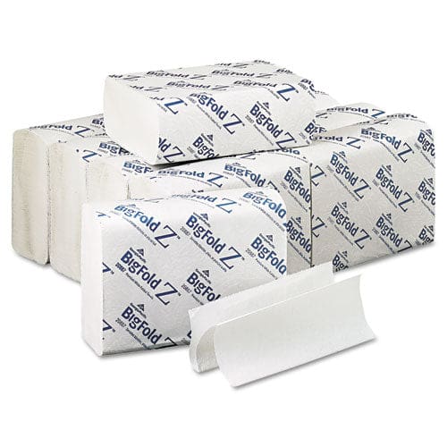 Georgia Pacific Professional Pacific Blue Ultra Z-fold Folded Paper Towels 8 X 11 White 260/pack 10 Packs/carton - Janitorial & Sanitation -