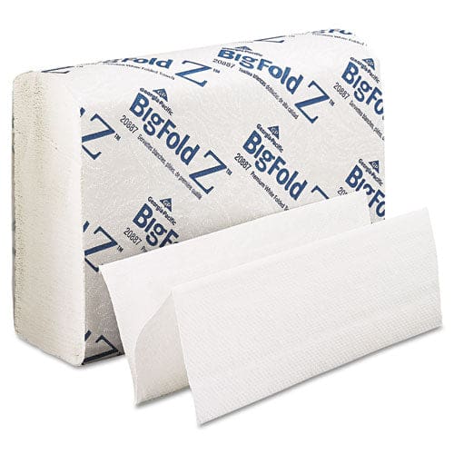 Georgia Pacific Professional Pacific Blue Ultra Z-fold Folded Paper Towels 8 X 11 White 260/pack 10 Packs/carton - Janitorial & Sanitation -