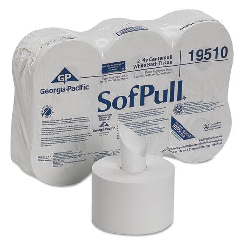 Georgia Pacific Professional High Capacity Center Pull Tissue Septic Safe 2-ply White 1,000/roll 6 Rolls/carton - Janitorial & Sanitation -