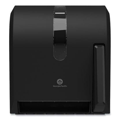 Georgia Pacific Professional Hygienic Push-paddle Roll Towel Dispenser 13 X 10 X 14.4 Black - Janitorial & Sanitation - Georgia Pacific®