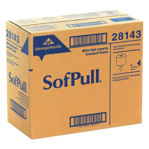 Georgia Pacific Professional Sofpull Perforated Paper Towel 1-ply 7.8 X 15 White 560/roll 4 Rolls/carton - Janitorial & Sanitation - Georgia