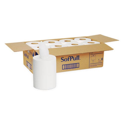 Georgia Pacific Professional Sofpull Premium Junior Capacity Towel 1-ply 7.8 X 14.8 White 225/roll 8 Rolls/carton - Janitorial & Sanitation