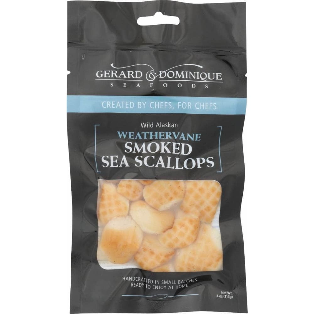 Gerard & Dominique Grocery > Frozen GERARD & DOMINIQUE: Smoked Sea Scallops, 4 oz