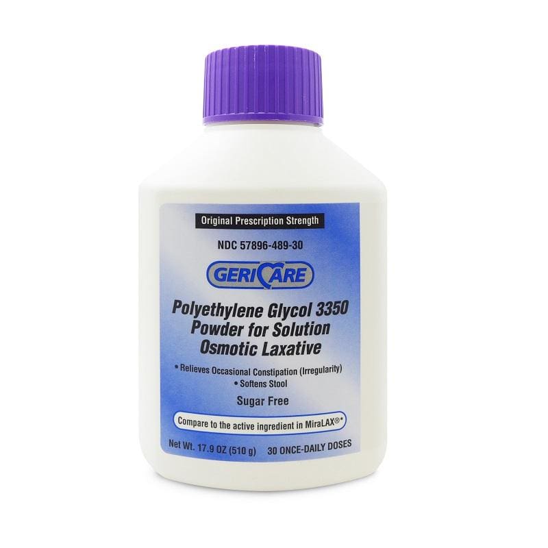 GeriCare Polyethglycol 30Ds 510Gr-Compare Miralax Box of OTTLE - Over the Counter >> Gastrointestinal - GeriCare