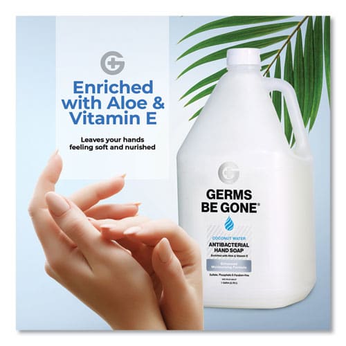 Germs Be Gone Antibacterial Hand Soap Aloe 1 Gal Cap Bottle 4/carton - Janitorial & Sanitation - Germs Be Gone®