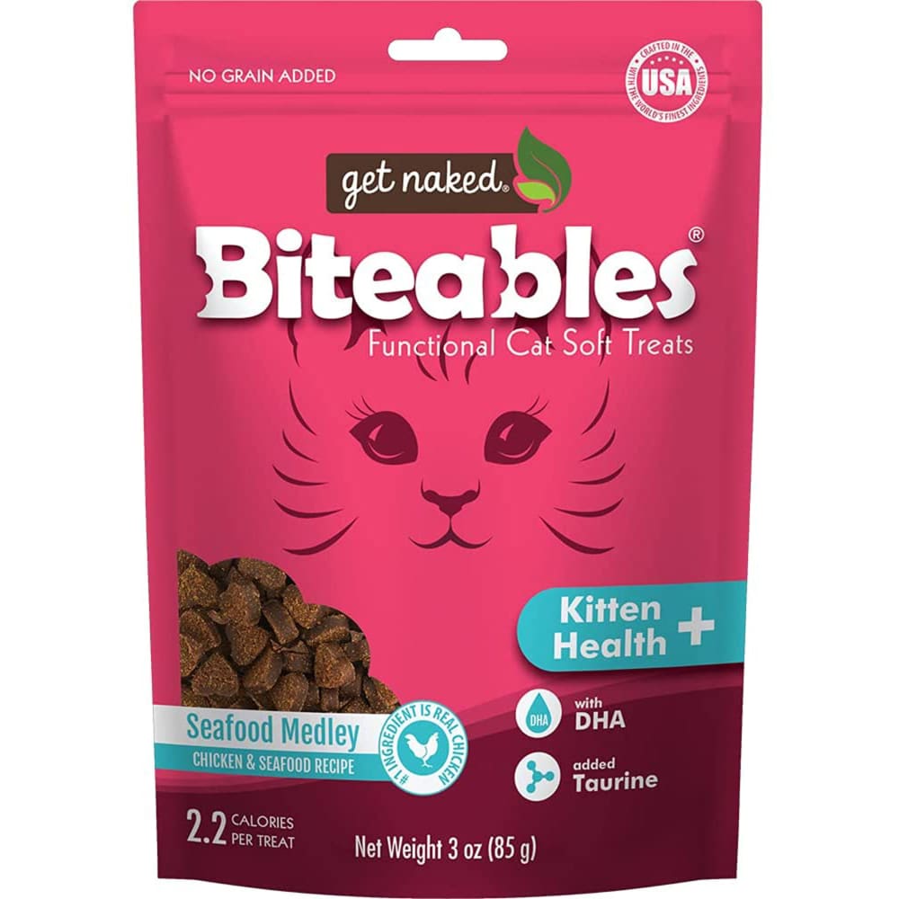 Get Naked Cat Biteables Kitten Health 3oz. - Pet Supplies - Get Naked