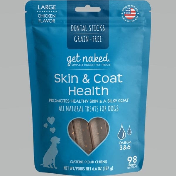 Get Naked Dog Grain-Free Skin and Coat Large 6.6 Oz. - Pet Supplies - Get Naked