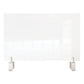 Ghent Clear Partition Extender With Attached Clamp 29 X 3.88 X 18 Thermoplastic Sheeting - Furniture - Ghent