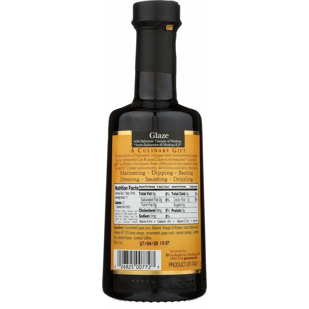 Gia Russa Gia Russa Glaze with Balsamic Vinegar of Modena, 8.5 oz