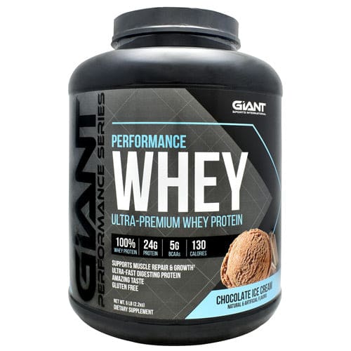 Giant Performance Whey Chocolate Ice Cream 5 lb - Giant