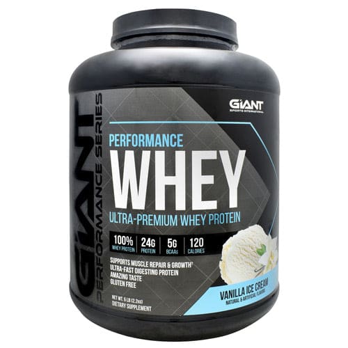 Giant Performance Whey Vanilla Ice Cream 5 lb - Giant