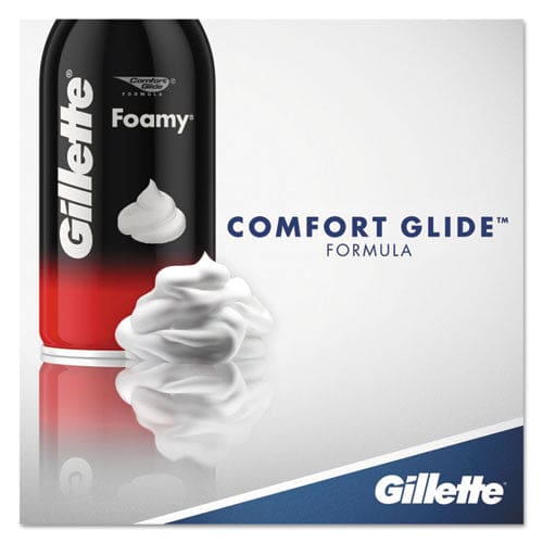 Gillette Foamy Shave Cream Original Scent 2 Oz Aerosol Spray Can 48/carton - Janitorial & Sanitation - Gillette®