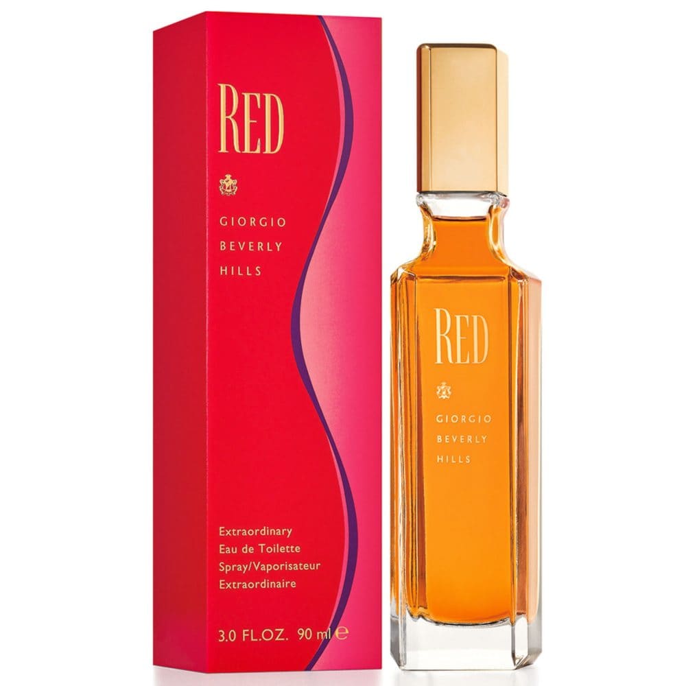 Giorgio Beverly Hills Red Eau de Toilette Spray - 3 fl. oz. - Women’s Perfume - Giorgio Beverly