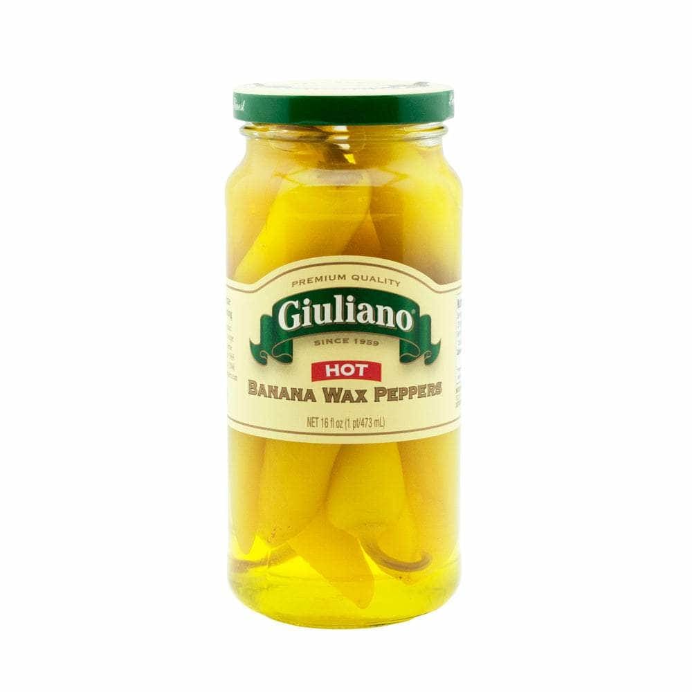 GIULIANO GIULIANO Hot Banana Wax Peppers, 16 oz