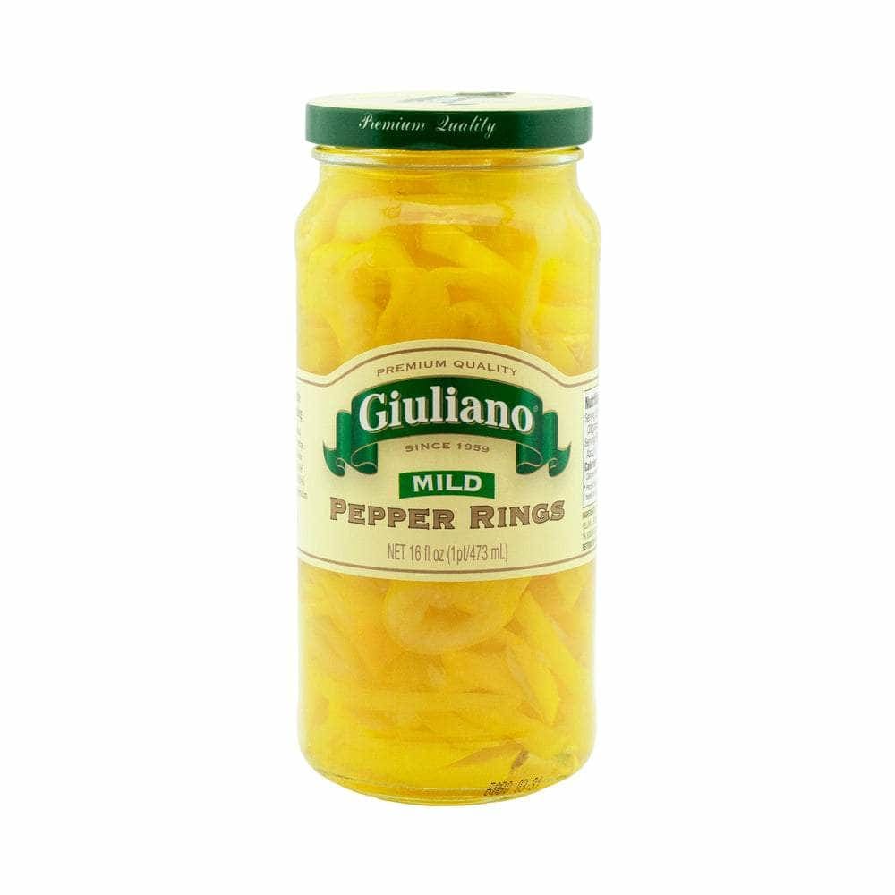 GIULIANO GIULIANO Mild Pepper Rings, 16 oz