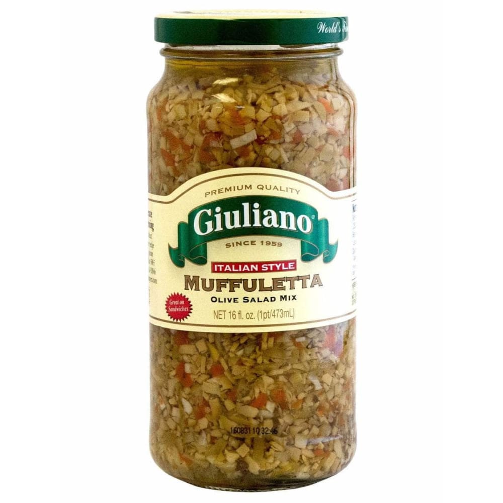 Giuliano Giuliano Muffuletta Olive Salad Mix, 16 oz