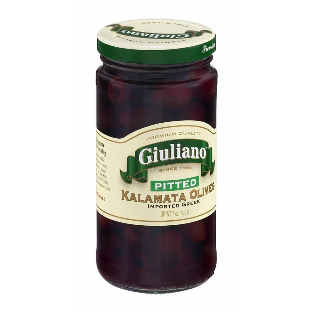 Giuliano Giuliano Pitted Kalamata Olives, 7 oz