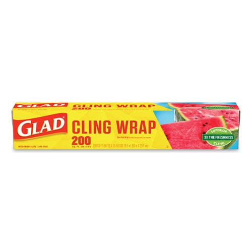 Glad Clingwrap Plastic Wrap 200 Square Foot Roll Clear - Food Service - Glad®