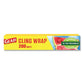 Glad Clingwrap Plastic Wrap 200 Square Foot Roll Clear - Food Service - Glad®