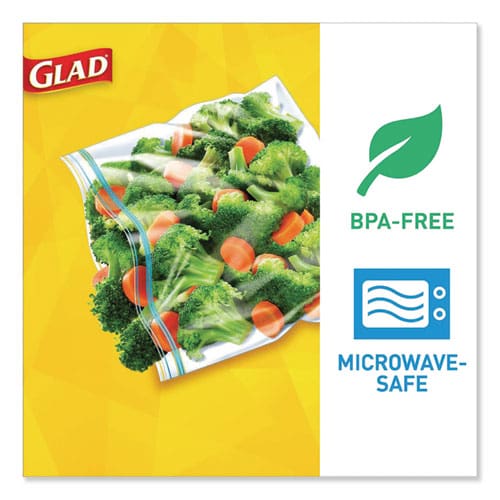 Glad Fold-top Sandwich Bags 6.5 X 5.5 Clear 180/box 12 Boxes/carton - Food Service - Glad®