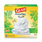 Glad Odorshield Tall Kitchen Drawstring Bags 13 Gal 0.72 Mil 24 X 27.38 White 80/box - Janitorial & Sanitation - Glad®