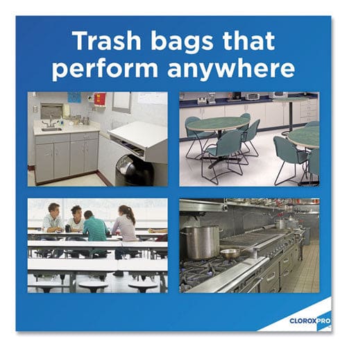 Glad Tall Kitchen Drawstring Trash Bags 13 Gal 0.72 Mil 24 X 27.38 Gray 100 Bags/box 4 Boxes/carton - Janitorial & Sanitation - Glad®