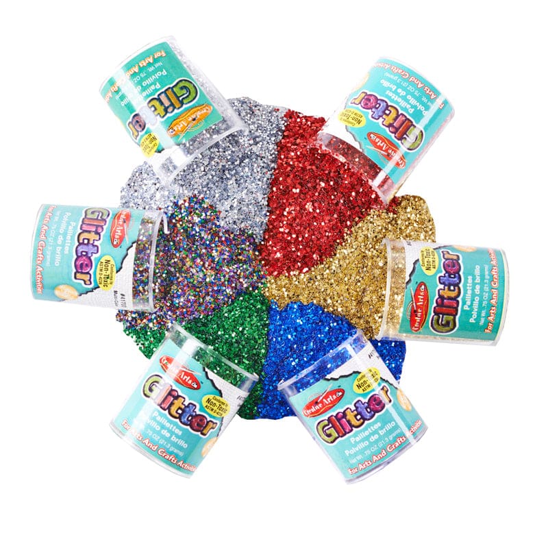 Glitter Set 6 Pk (Pack of 6) - Glitter - Charles Leonard