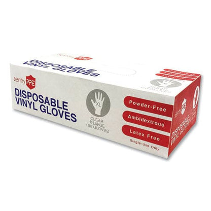 GN1 Single Use Vinyl Glove Clear X-large 100/box 10 Boxes/carton - Janitorial & Sanitation - GN1