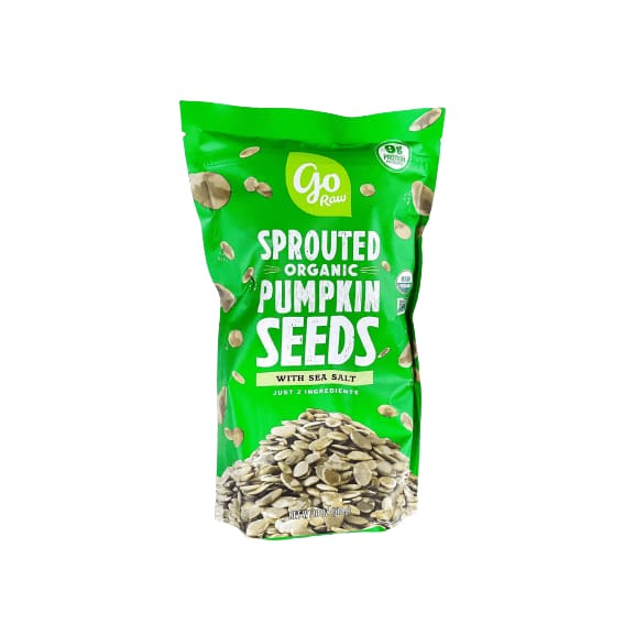 Go Raw Go Raw Pumpkin Seeds with Sea Salt, Sprouted & Organic, 18 oz