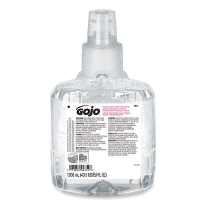 GOJO Clear And Mild Foam Handwash Refill For Gojo Ltx-12 Dispenser Fragrance-free 1,200 Ml Refill 2/carton - Janitorial & Sanitation - GOJO®