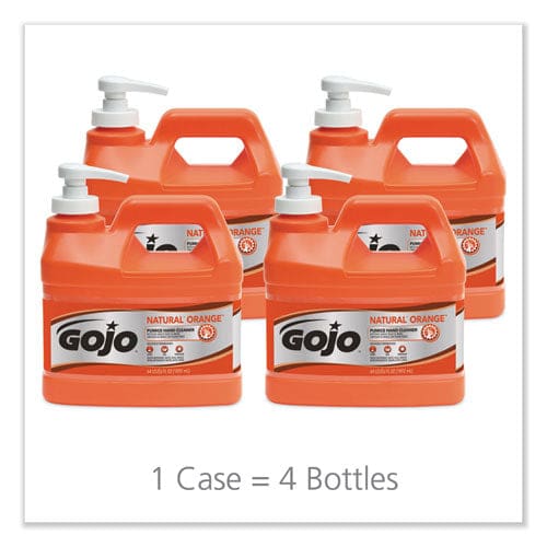 GOJO Natural Orange Pumice Hand Cleaner Citrus 0.5 Gal Pump Bottle 4/carton - Janitorial & Sanitation - GOJO®