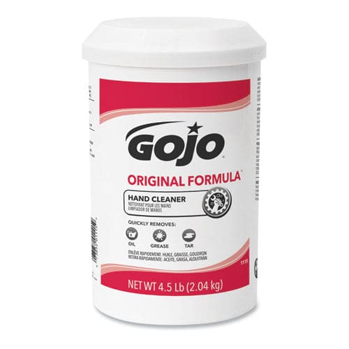 GOJO Original Formula Hand Cleaner Creme Unscented 4.5 Lb White 6/carton - Janitorial & Sanitation - GOJO®