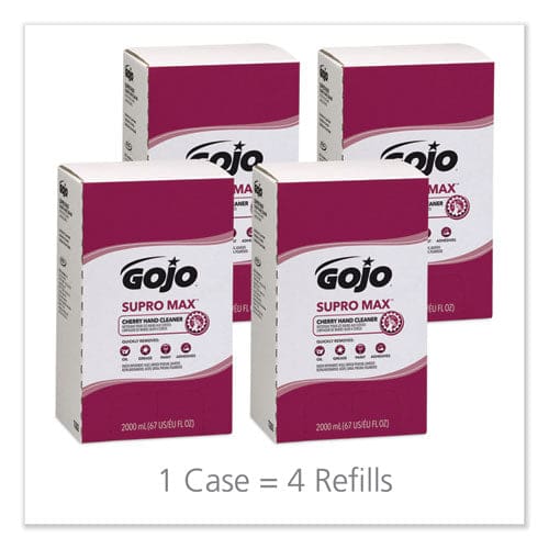 GOJO Supro Max Cherry Lotion Hand Cleaner 2,000 Ml Refill 4/carton - Janitorial & Sanitation - GOJO®