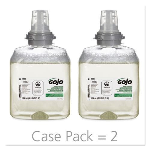 GOJO Tfx Green Certified Foam Hand Cleaner Refill Unscented 1,200 Ml 2/carton - Janitorial & Sanitation - GOJO®