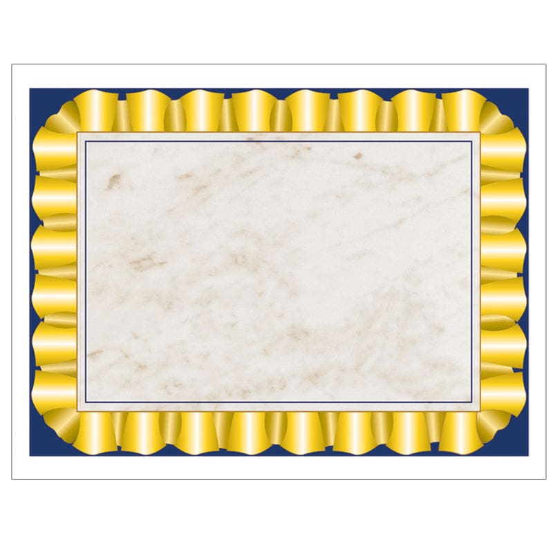 Gold Ribbon Certificate Border Computer Paper (Pack of 8) - Design Paper/Computer Paper - Flipside