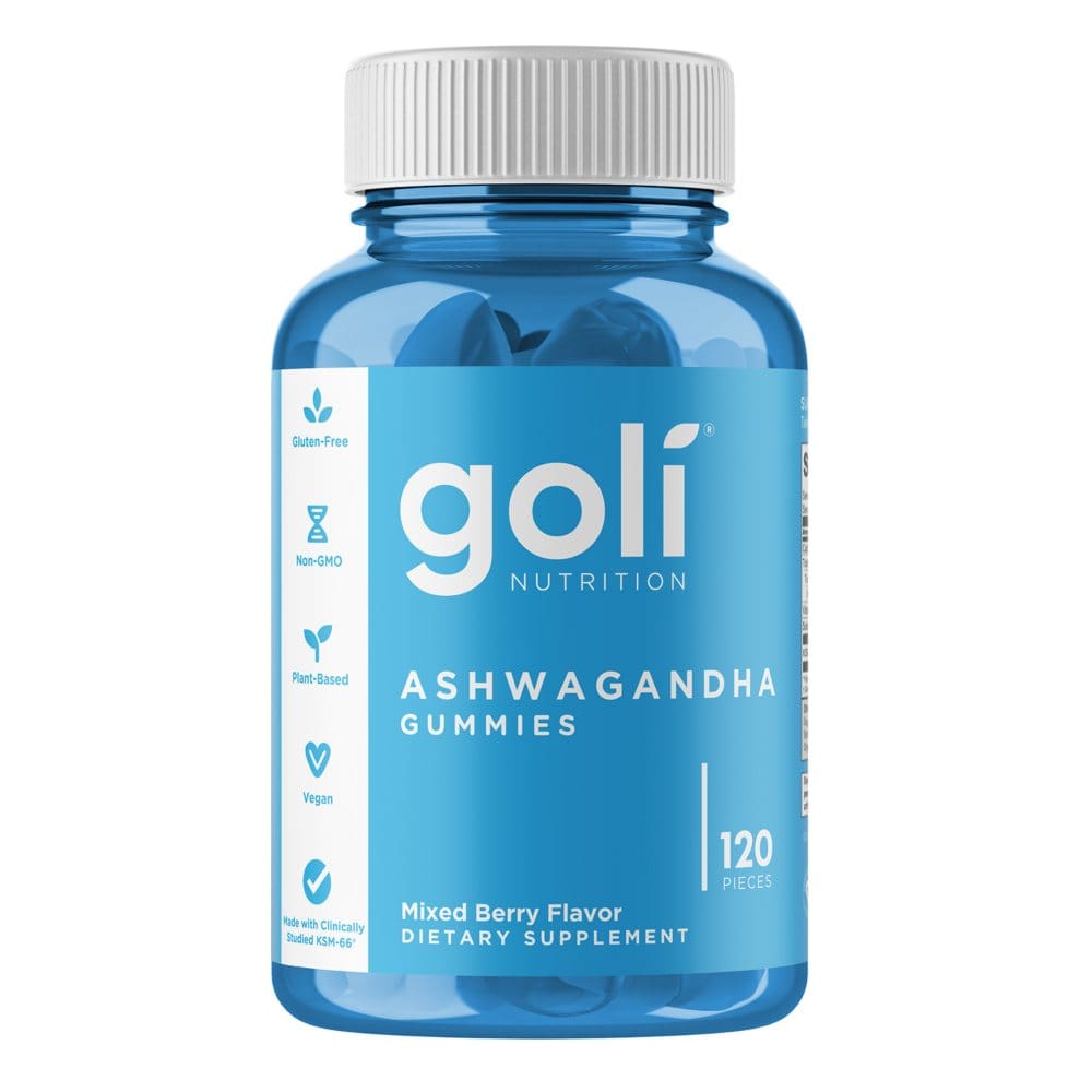 Goli Ashwagandha Gummies Dietary Supplement Mixed Berry Flavor (120 ct.) - Supplements - Goli